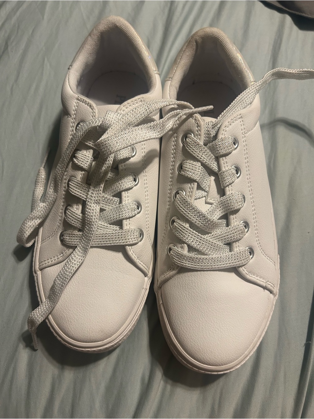 The Children's Place White Low-Top Sneakers with Subtle Logo
